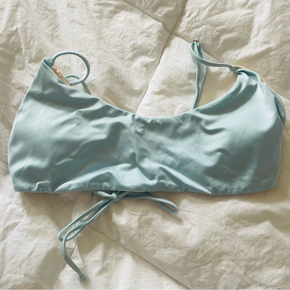 LA hearts bikini top